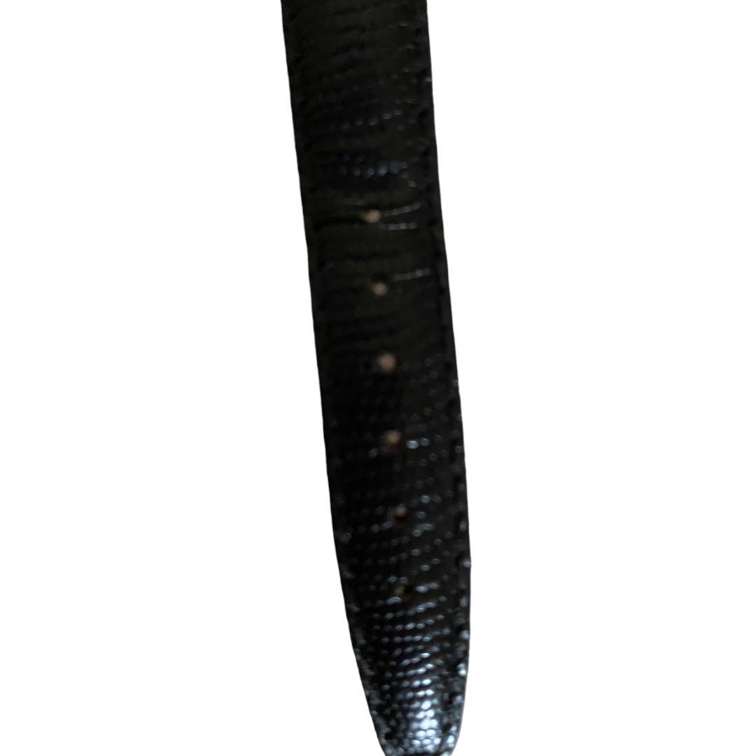 GUCCI 6300L 黒文字盤 電池交換済み 純正ベルト仕様」