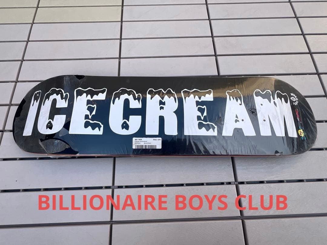訳あり　ICECREAM スケートボードデッキ8.25