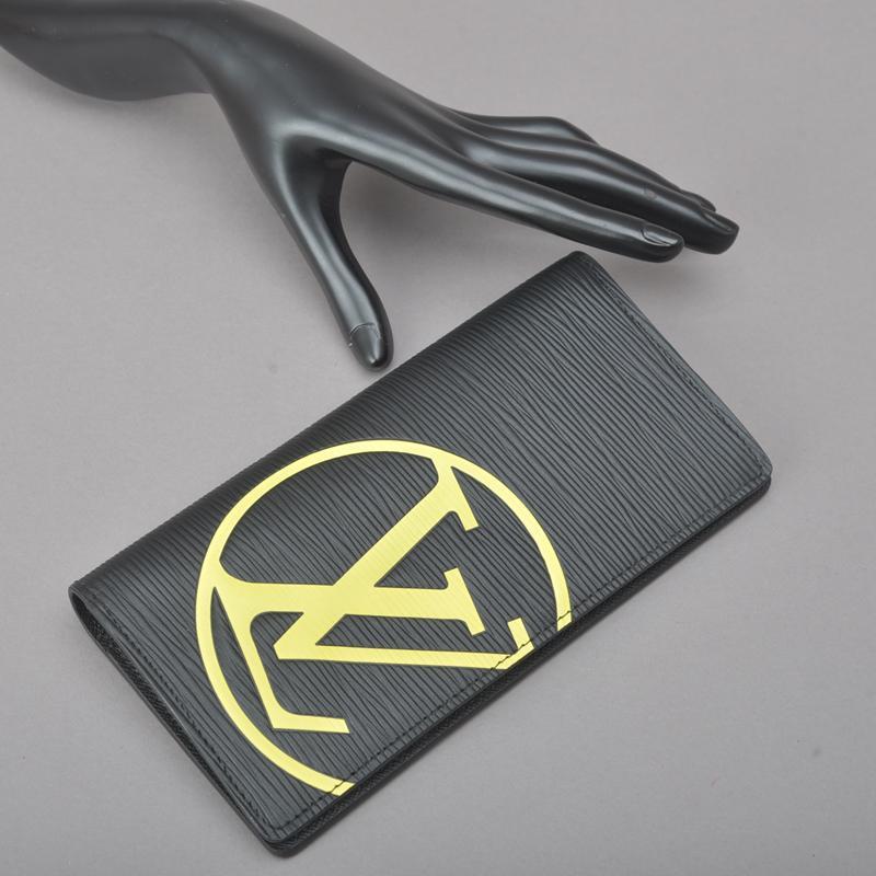新品◇ルイヴィトン LVサークル ポルトフォイユ・ブラザ 長財布 エピレザー 黒