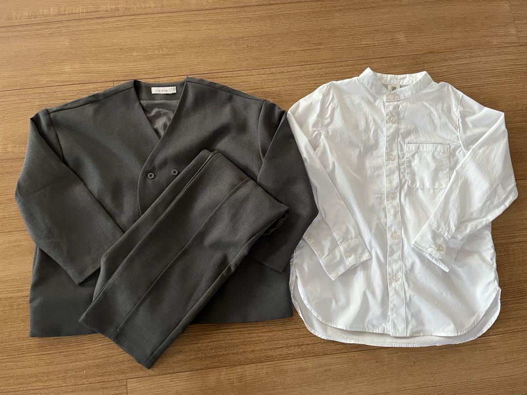 riziereセットアップ&devirockシャツ3点セット