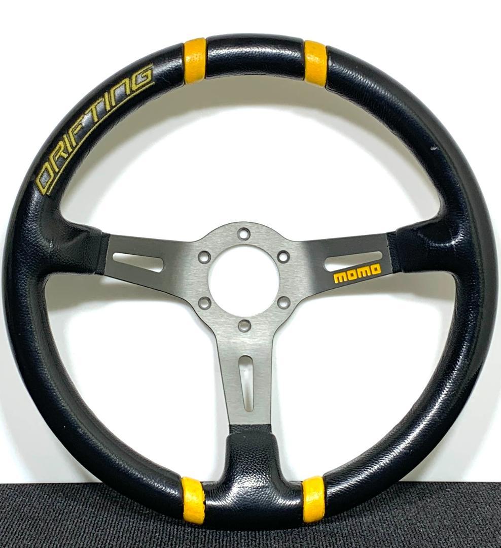 廃盤 美品 モモ ドリフティング シルバースポーク イエロー 35