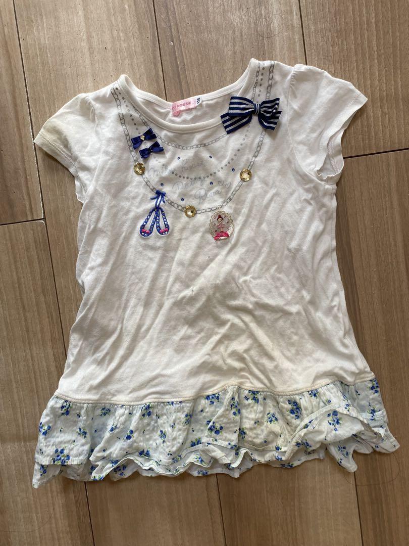 女の子 110 まとめ売り 9着 半袖 メゾピアノ5着 ミキハウス4着