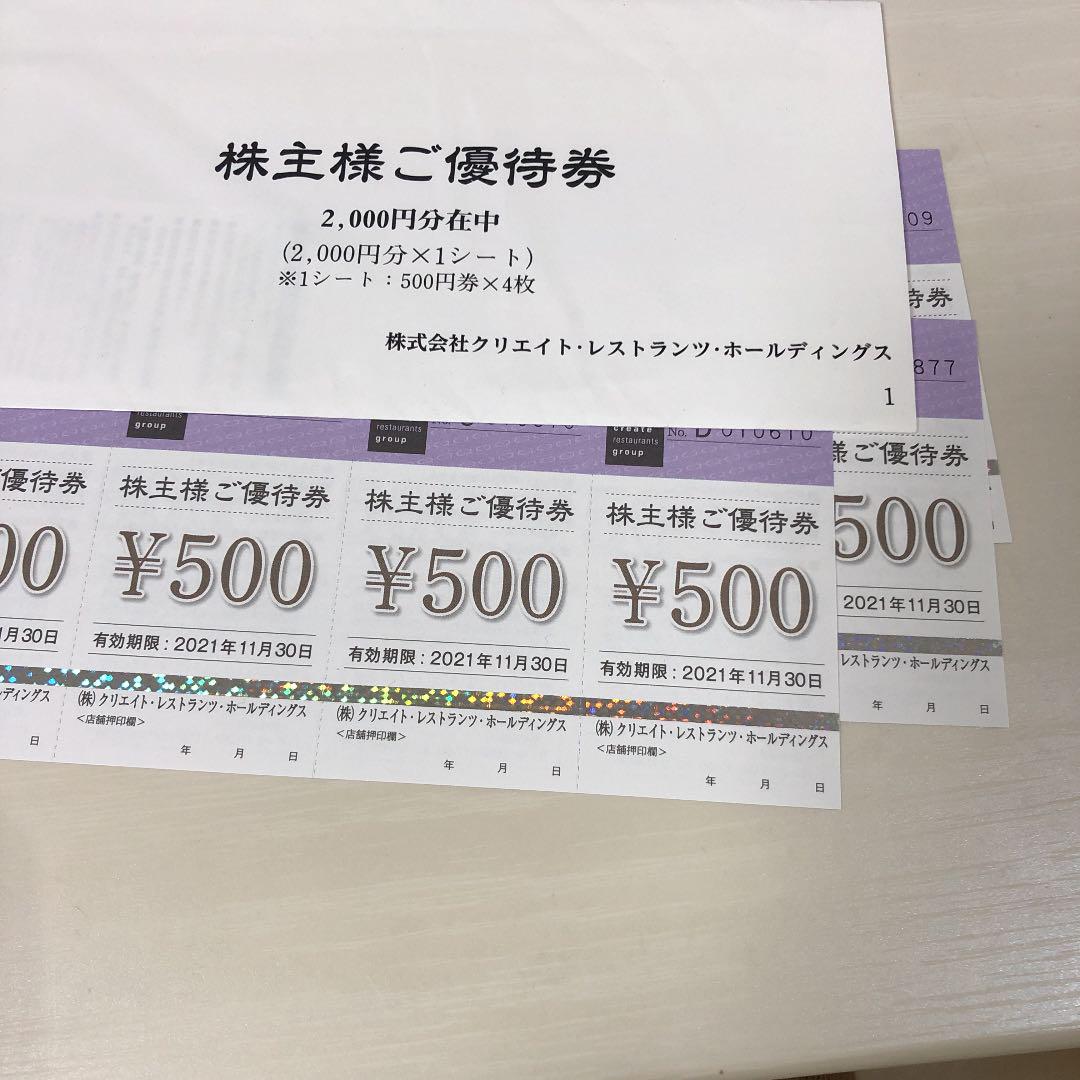 東京公式通販 クリエイト・レストランツ株主優待券 8000円分 新作の予約販売も。|チケット,優待券/割引券 - www.atsuka.co.jp 東京公式通販 クリエイト・レストランツ株主優待券 8000円分 新作の予約販売も。|チケット,優待券/割引券 - www.atsuka.co.jp