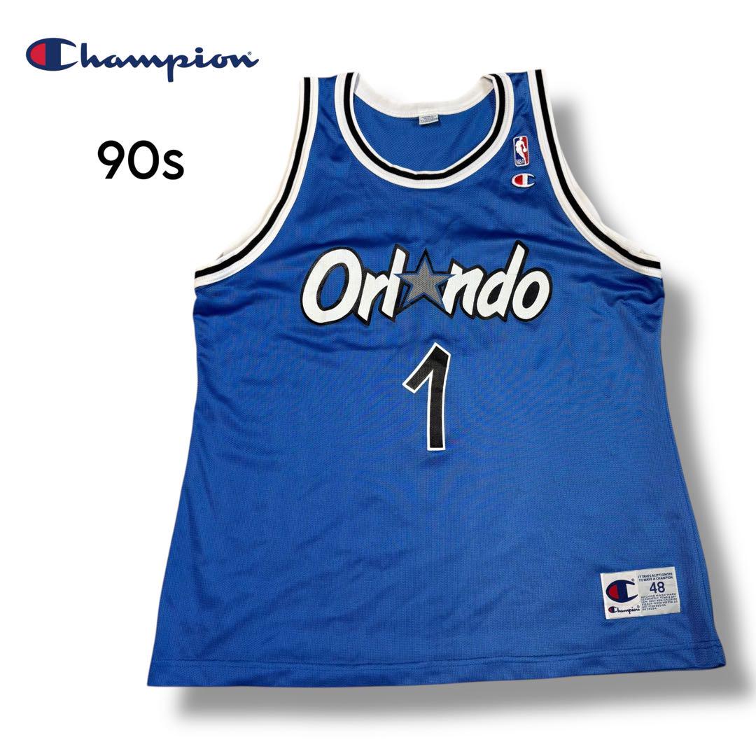 【Champion】90s オーランドマジック #1 ペニー ユニフォーム 48