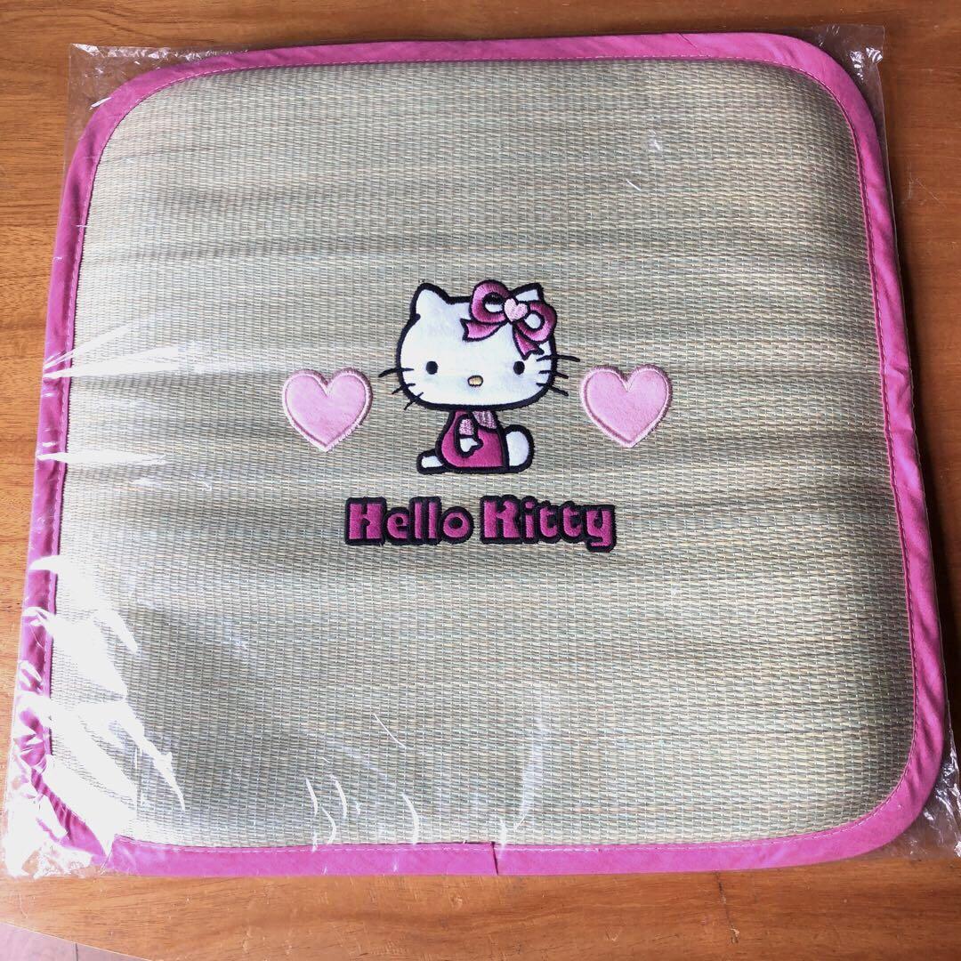 HELLO KITTYハローキティ天然い草クッションマット座布団ござ