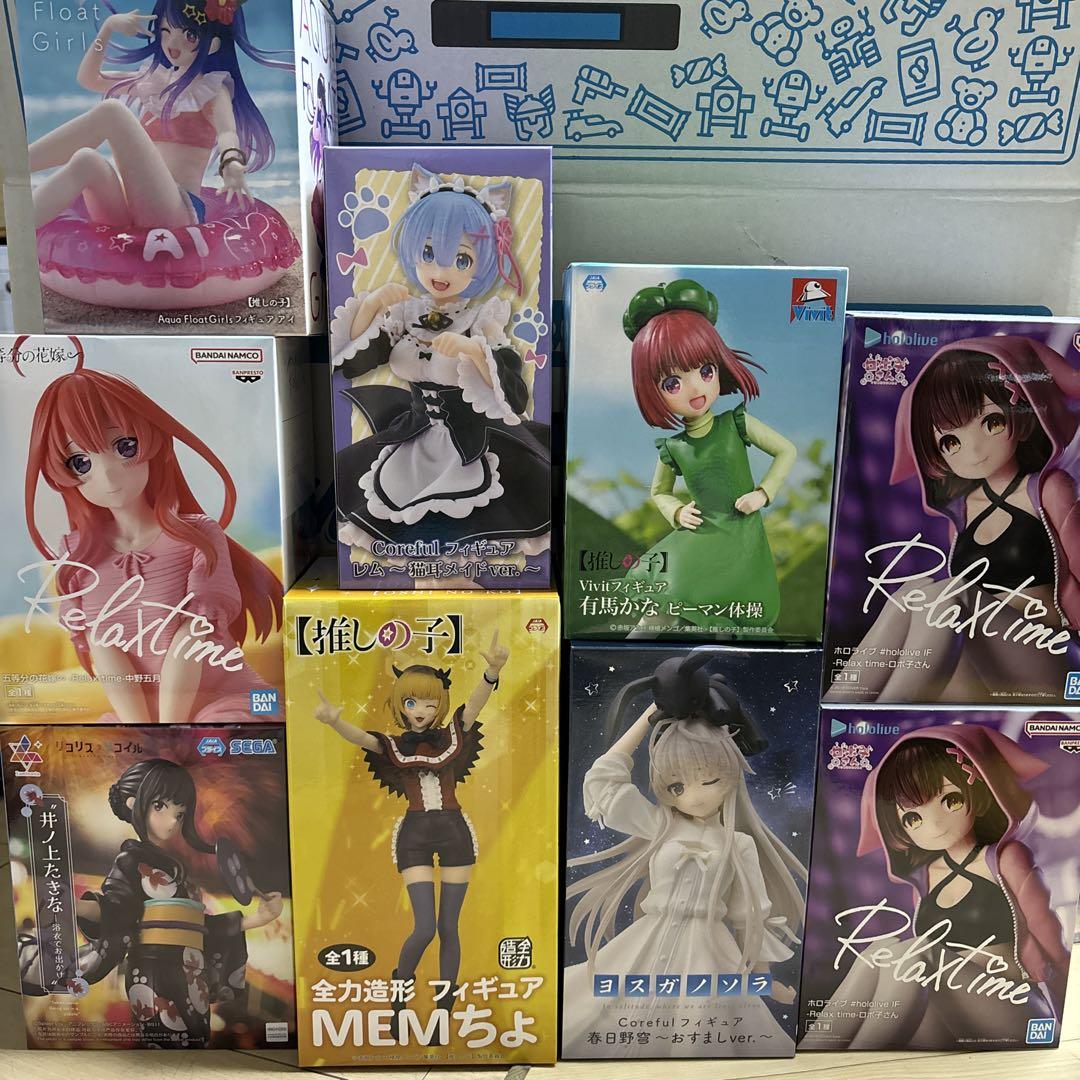 26点 美少女フィギュアと有名アニメ ゲームのプライズ セット まとめ売り 大量 26点 美少女フィギュアと有名アニメ ゲームのプライズ セット