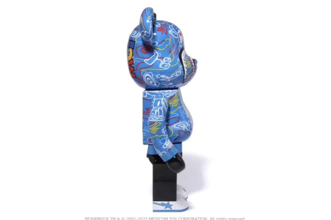 ベアブリック  1000%　LINE CAMO SHARK　BAPE