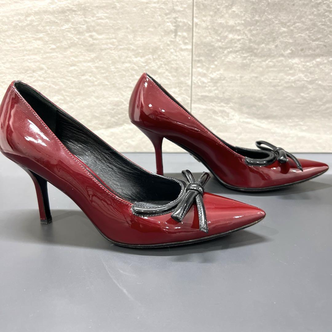PRADA プラダ エナメル パンプス サイズ36