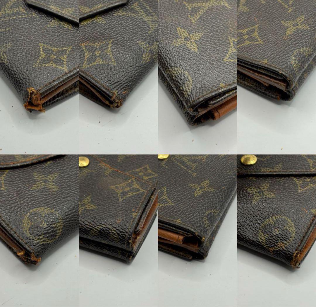Louis Vuitton 二つ折り財布 ブラウン 箱付き - メルカリ