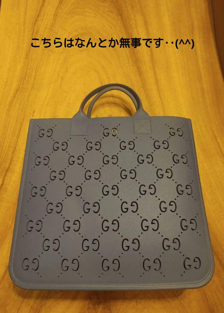 ※超訳アリ※【GUCCI 】グッチ　チルドレンズ　バッグ　ラバー　ネイビー 紺