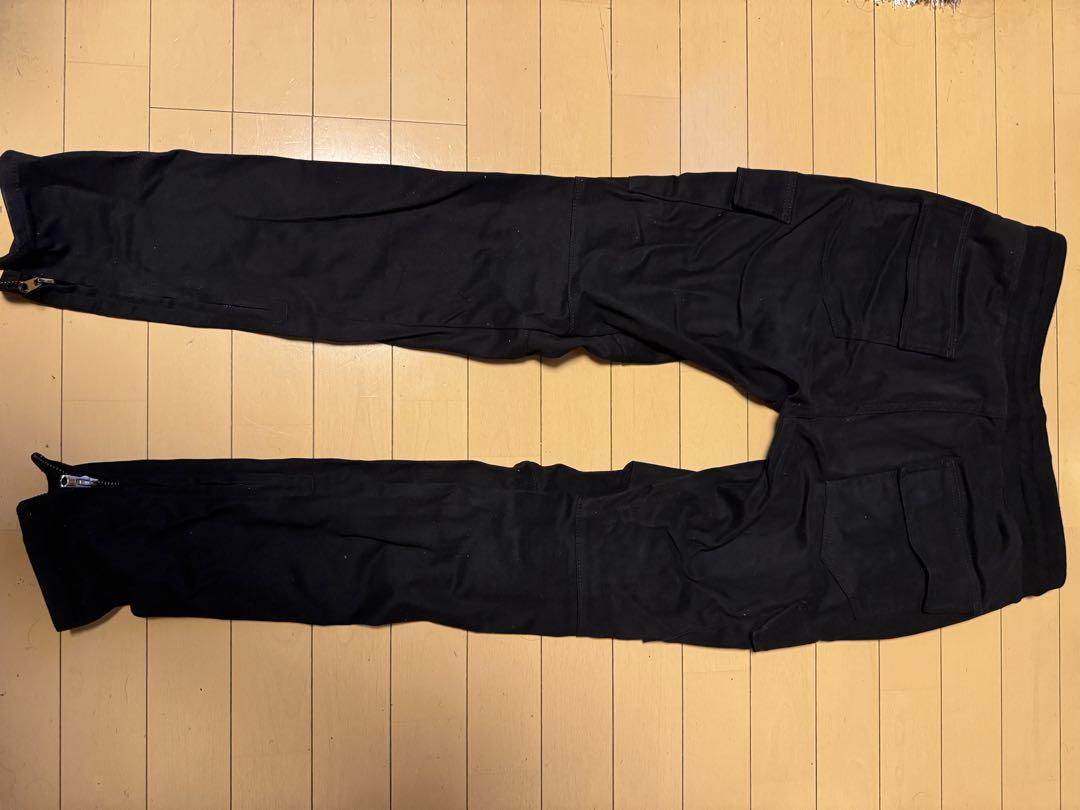 mnml ドローコードロング紐付タイトストレッチフィットカーゴパンツ L