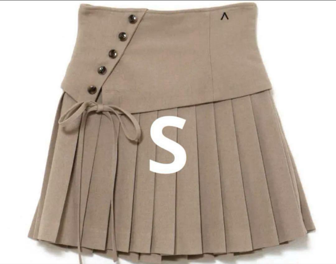 andmary Jade highwaist mini skirt ベージュ S
