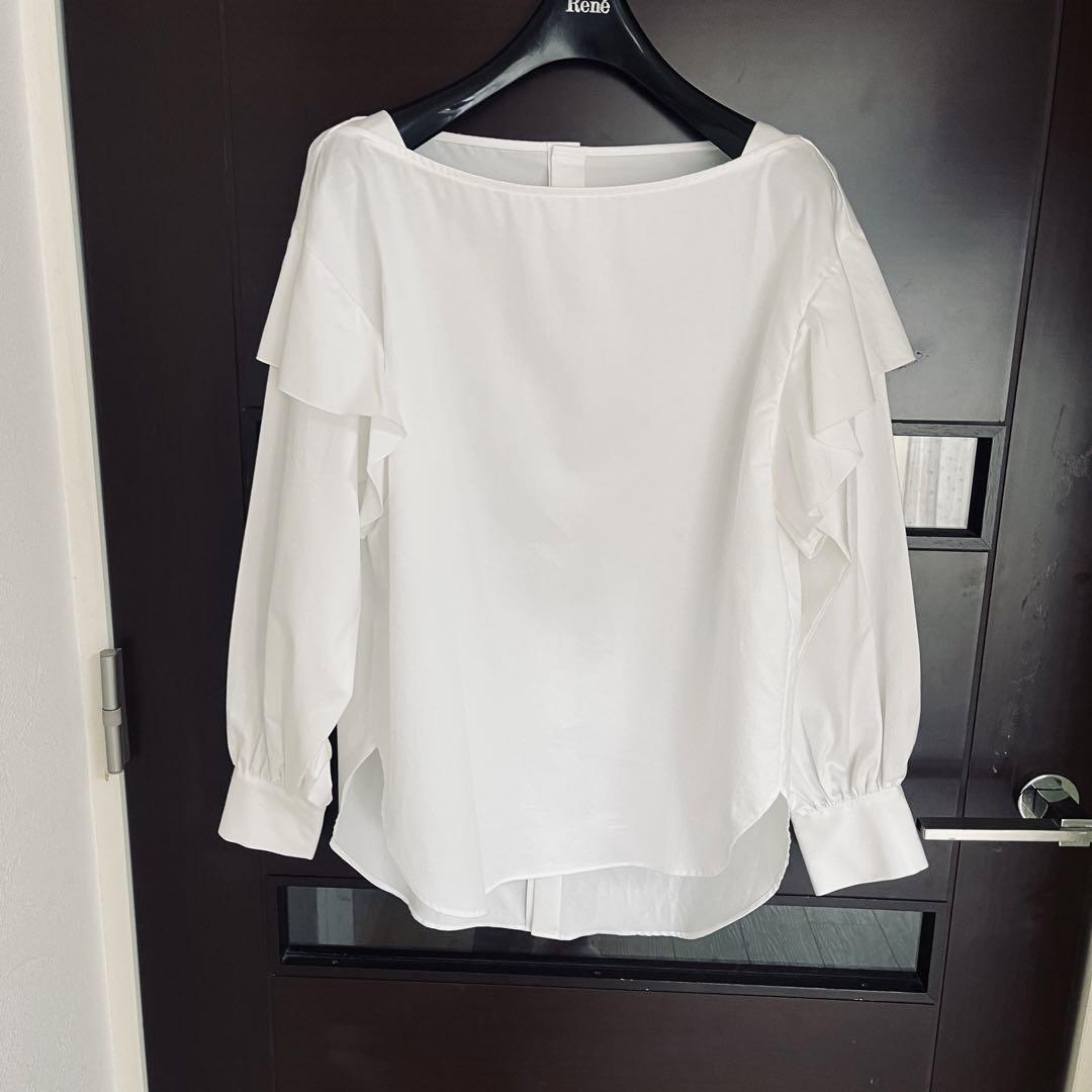 新品☆ANAYI ボートネックフレアスリーブブラウス/セオリー、23区、ロペ