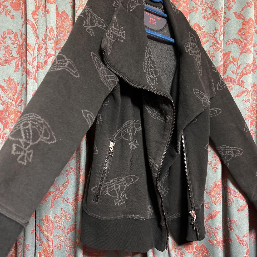 vivienne westwood スウェット ライダース 黒 即購入可