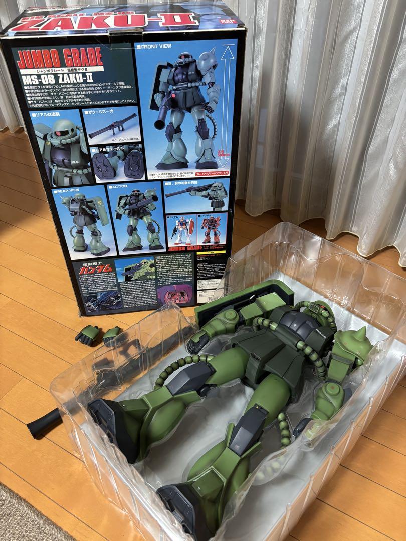 【値下げ・美品】機動戦士ガンダム ジャンボグレード MS-06 ZAKU-II