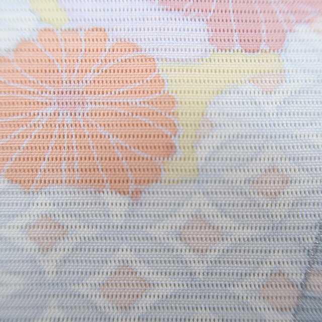 新品 銀駒刺繍 夏着物 正絹 絽“夏空に牡丹や鴛鴦が歌う花扇”色留袖 F-81