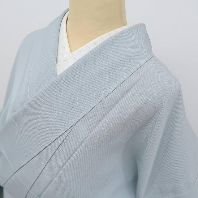 新品 銀駒刺繍 夏着物 正絹 絽“夏空に牡丹や鴛鴦が歌う花扇”色留袖 F-81