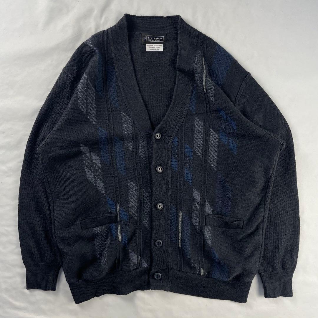 ビンテージ古着 立体 3D 幾何学模様 アート クラシカル デザインカーディガン 2025年最新Yahoo!オークション -幾何学模様 アートの中古品・新品