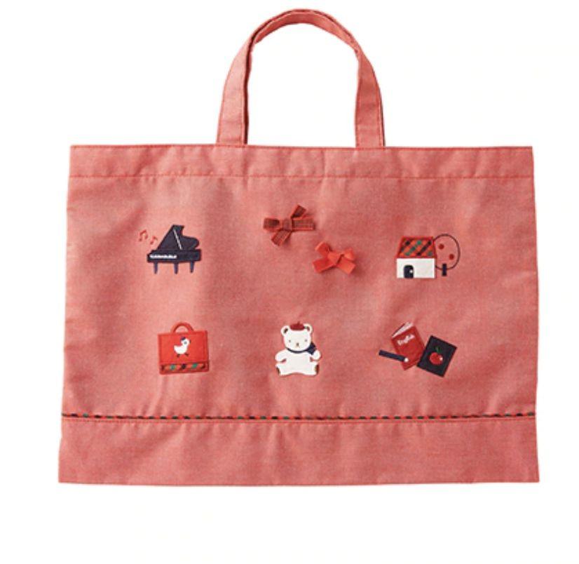 familiar♡ファミリア♡レッドくまちゃんデニムトートバッグ新品