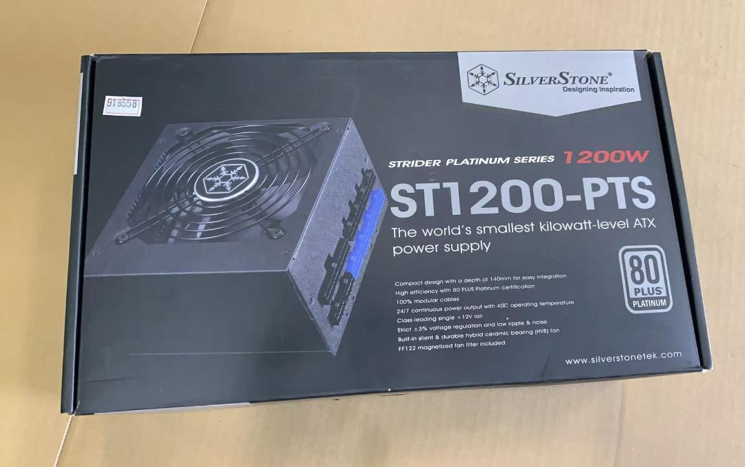 SILVERSTONE　SST-ST1200-PTS [ブラック]　電源ユニット