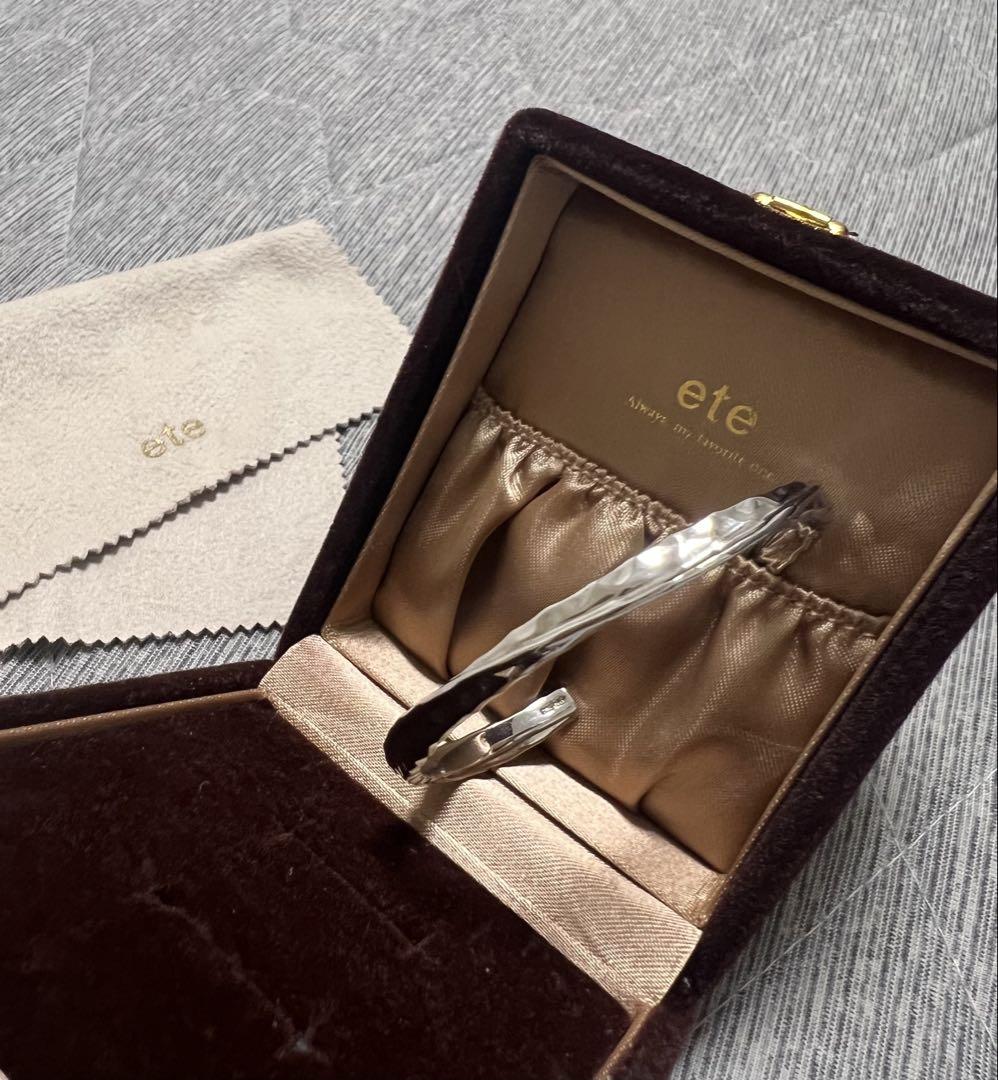 美品 ete エテ　シルバー925　バングル　ブレスレット