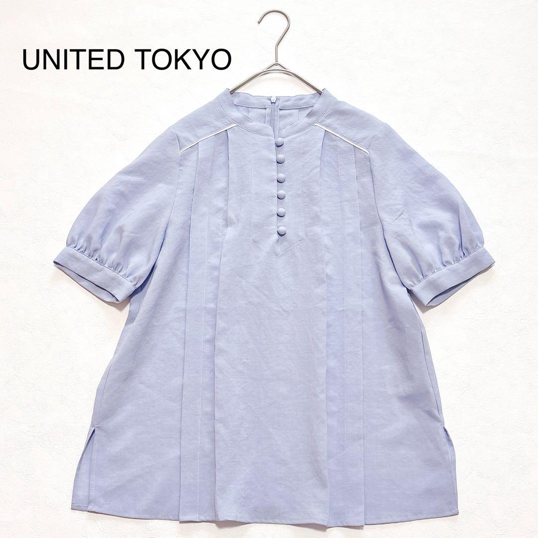 UNITED TOKYO ユナイテッドトウキョウ ペザントギャザーブラウス