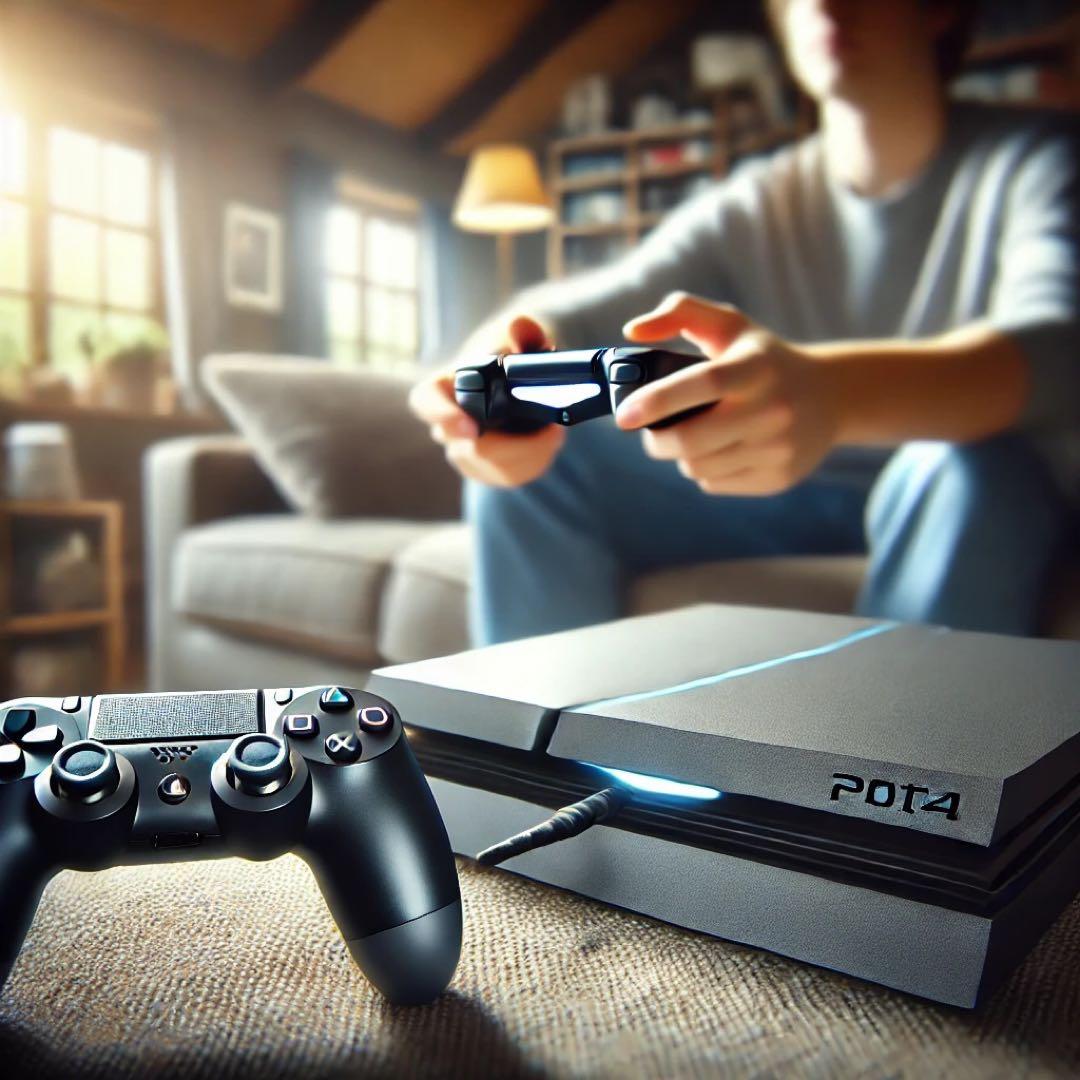 PS4本体　プレステ　コントローラー、充電コード、HDMIケーブル付き