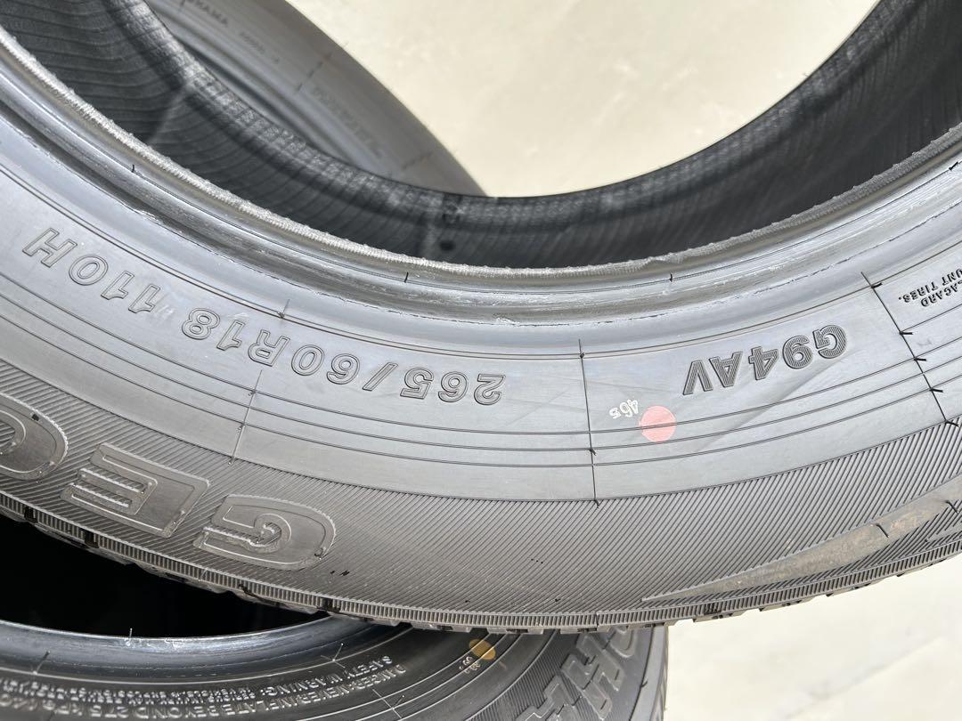 中古　GEOLANDAR 265/60R18 タイヤ 2024年製