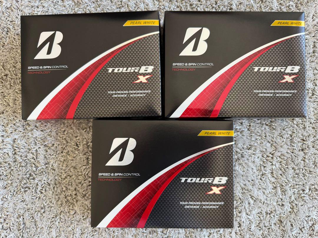 ブリヂストン 2024 TOUR BX 3ダース　パールホワイト