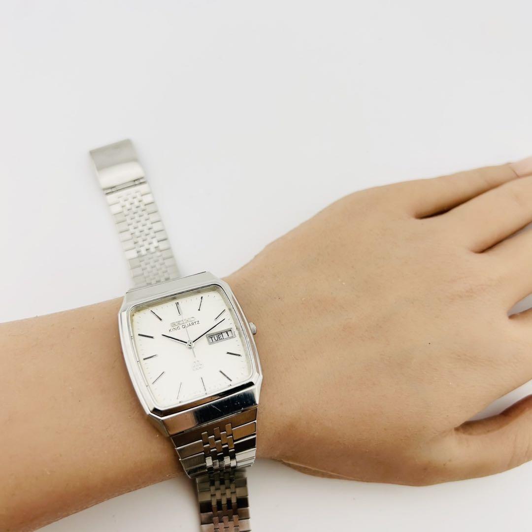 【希少品　新品電池】2906 SEIKO KING QUARTZ 腕時計