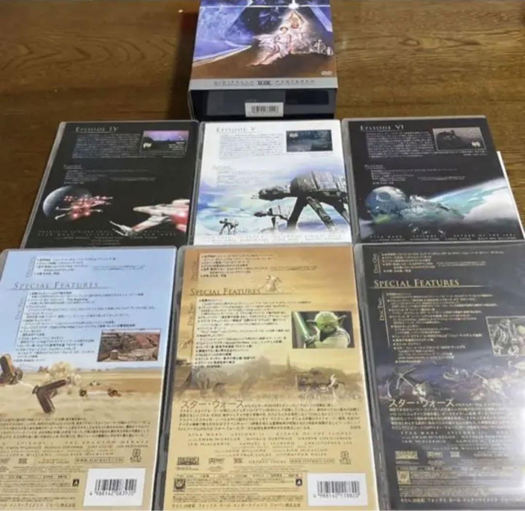 スターウォーズサーガセットです。オールDVD。日本語吹き替え有り