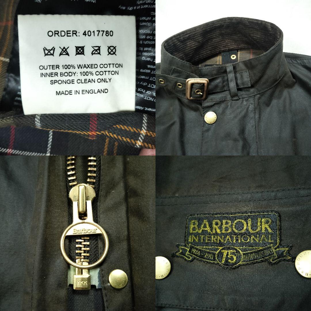 限定モデル　Barbour international 75th c42 英国製