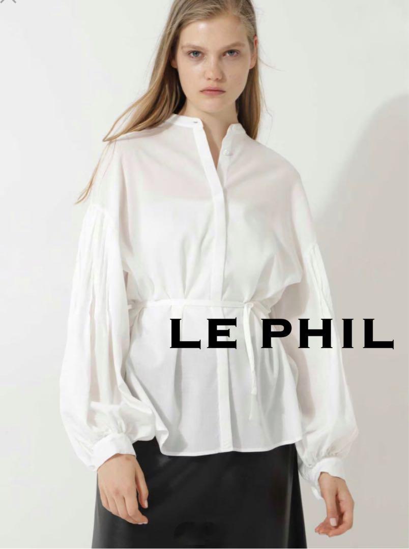 美品 ADORE LEPHIL ホワイト 半袖チュニック Fサイズ