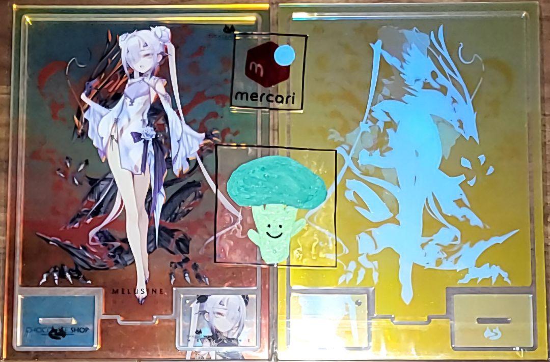 メリュジーヌ COMICUP31 色紙 アクリル チョコレートショップ FGO