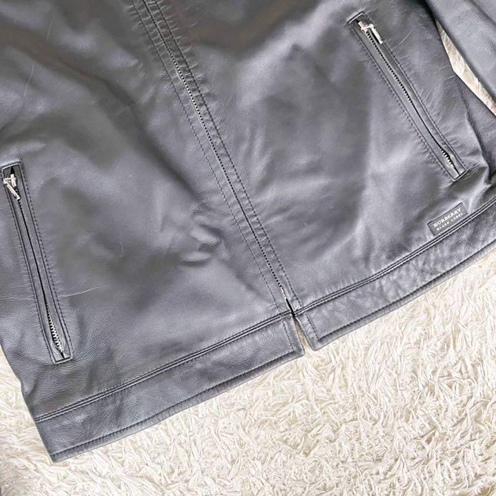 希少 Lサイズ 美品 バーバリー ブラックレーベル シングルライダースジャケット - メルカリ 希少 Lサイズ 美品 バーバリー ブラックレーベル シングルライダースジャケット - メルカリ