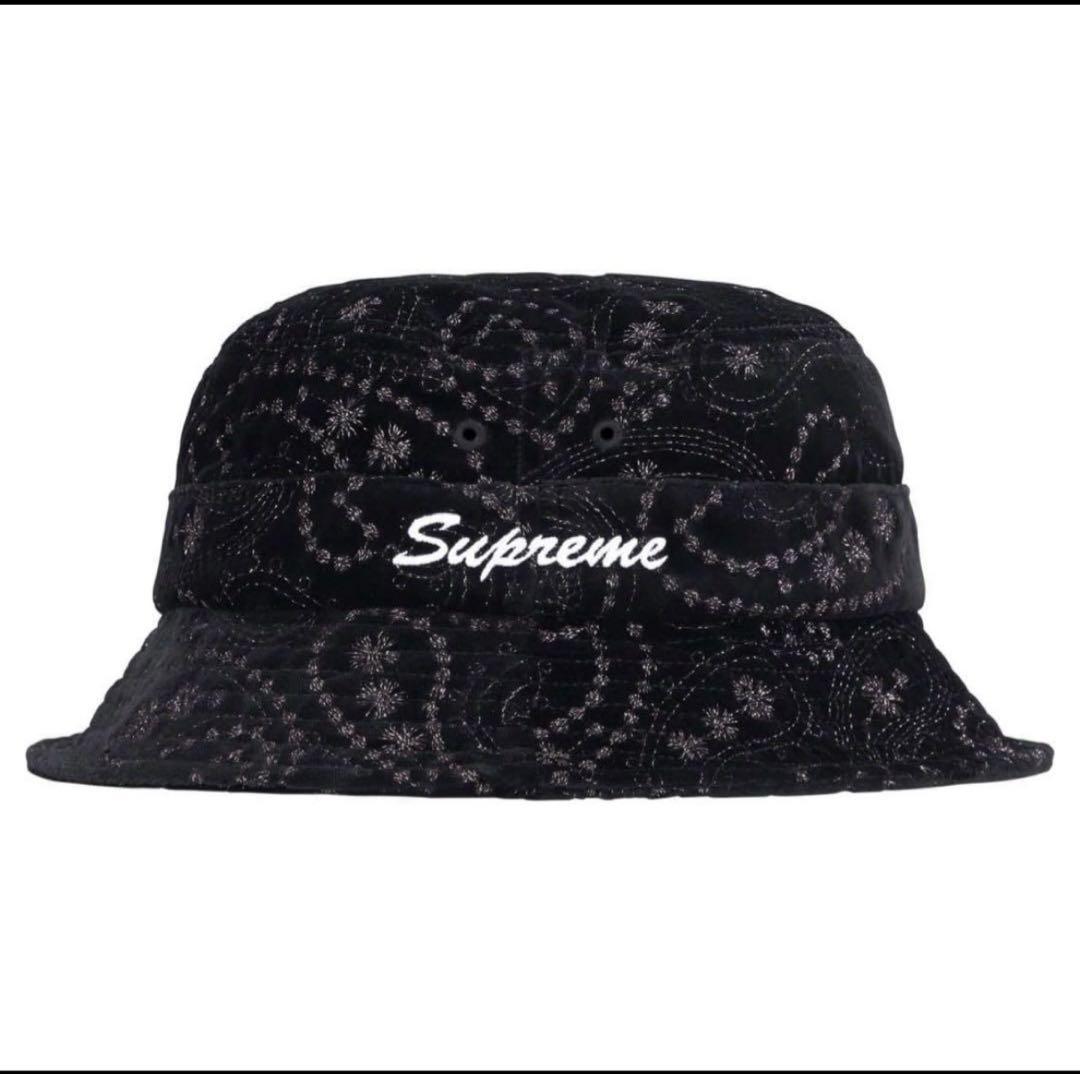 FW23 Supreme Velvet Paisley Boonie M/L - メルカリ