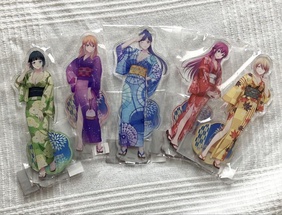 女神のカフェテラス 描き下ろしアクリルスタンド 浴衣 POPUP 歌舞伎町タワー 女神のカフェテラス 描き下ろしアクリルスタンド 浴衣 POPUP