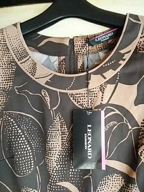 のりこ」レオナールの茶系統のトップス サイズ38(M～l)新品 タグ付き