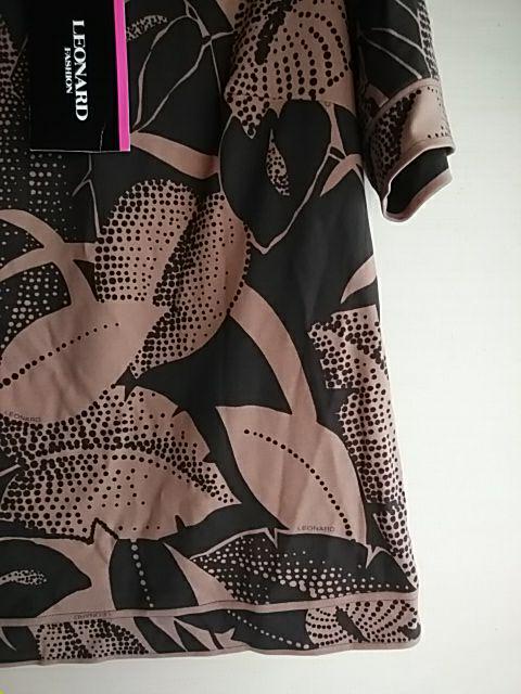 のりこ」レオナールの茶系統のトップス サイズ38(M～l)新品 タグ付き