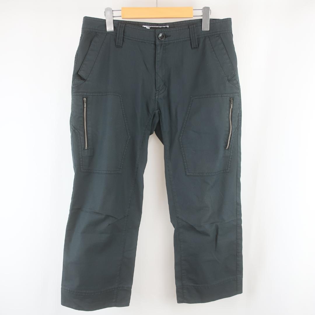 美品 00s OAKLEY ストレッチ クロップド ワーク パンツ 36 古着