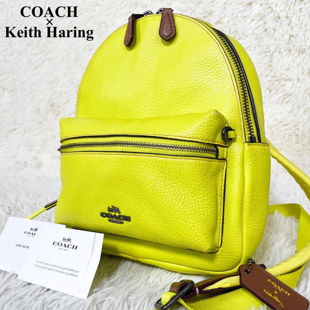 【限定１点！新品】 COACH コーチ バックパック リュック イエロー