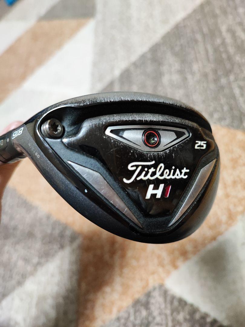816h H1 レフティ左利き 25度 25° タイトリストユーティリティ