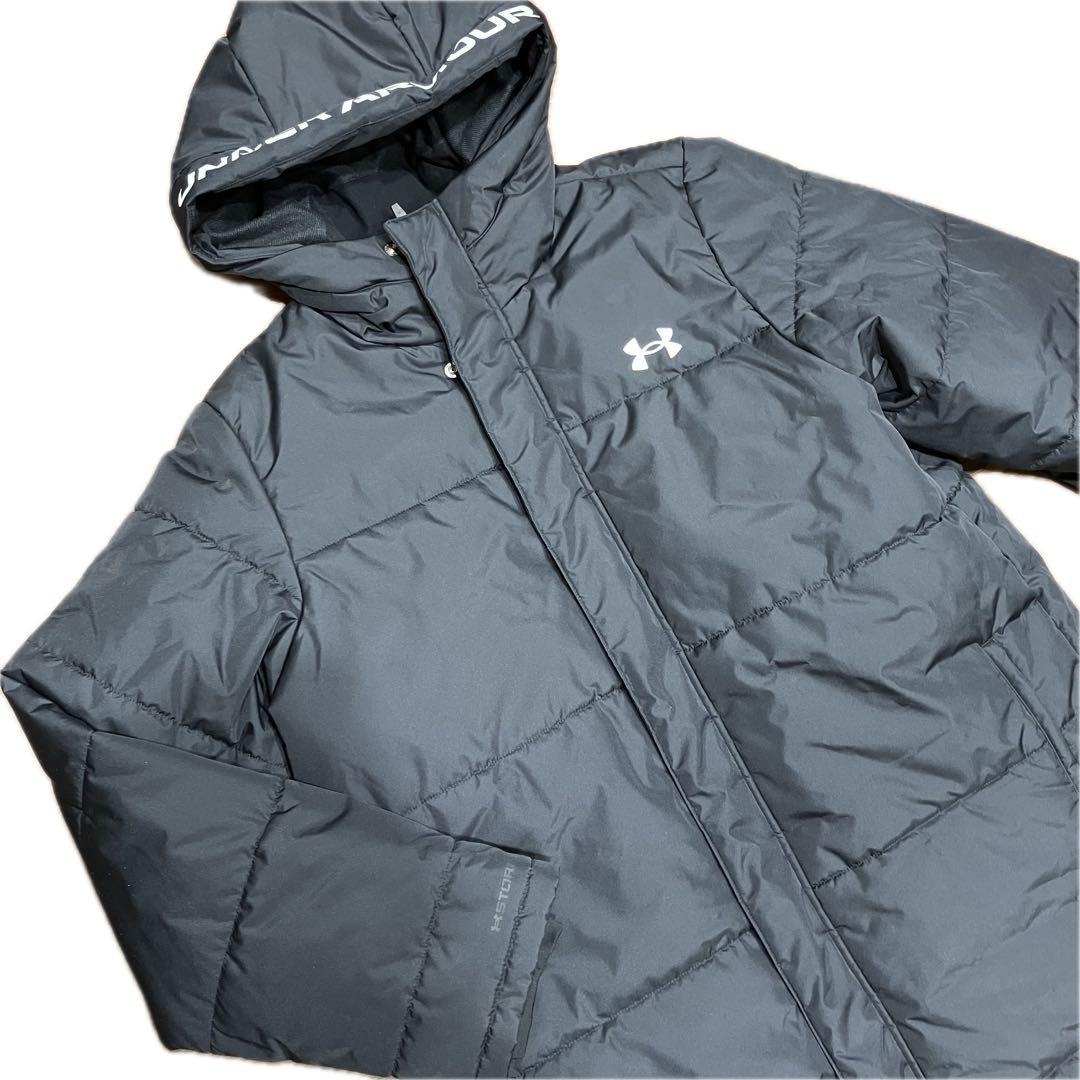 Adam　美品 UNDER ARMOUR ベンチコート 黒　XL