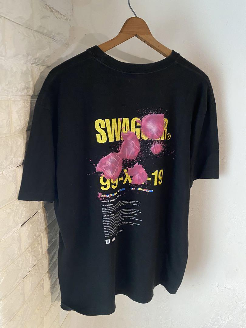 SWAGGER® Tシャツ ブラック 良デザイントップス