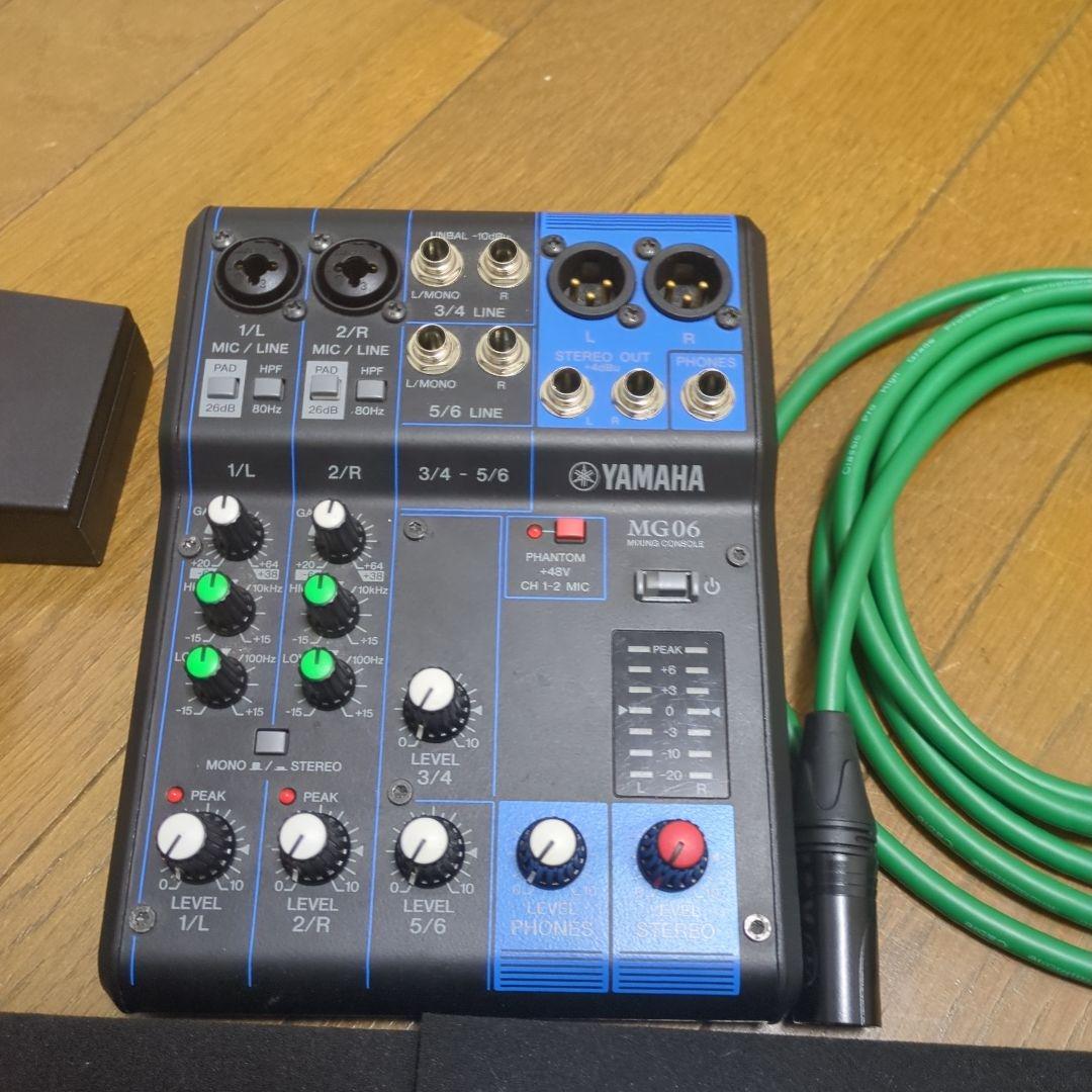 YAMAHA MG06 アナログミキサー [動作確認済み] YAMAHA MG06 【6ch アナログミキサー】 ｜イケベ楽器店