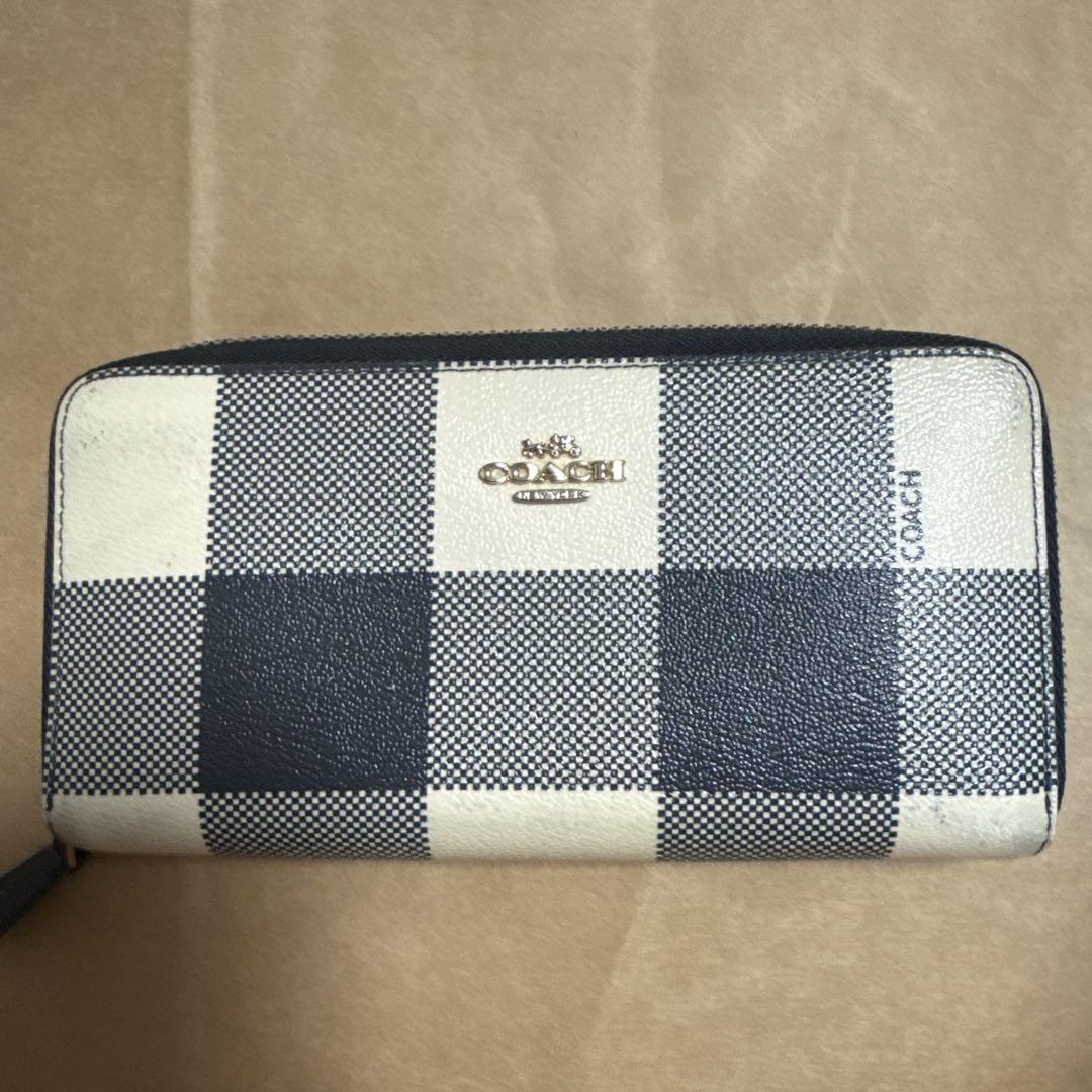 COACH コーチ 長財布 チェック柄 新品 未使用｜Yahoo!フリマ（旧
