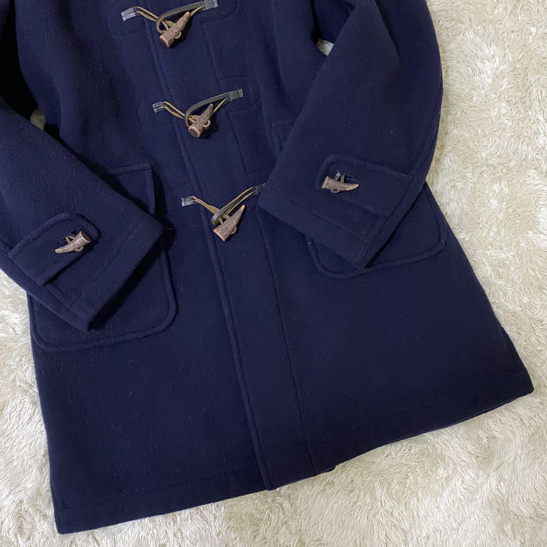 【美品】ブルーミング タウン カシミヤ混ダッフルコート ロング 日本製L相当