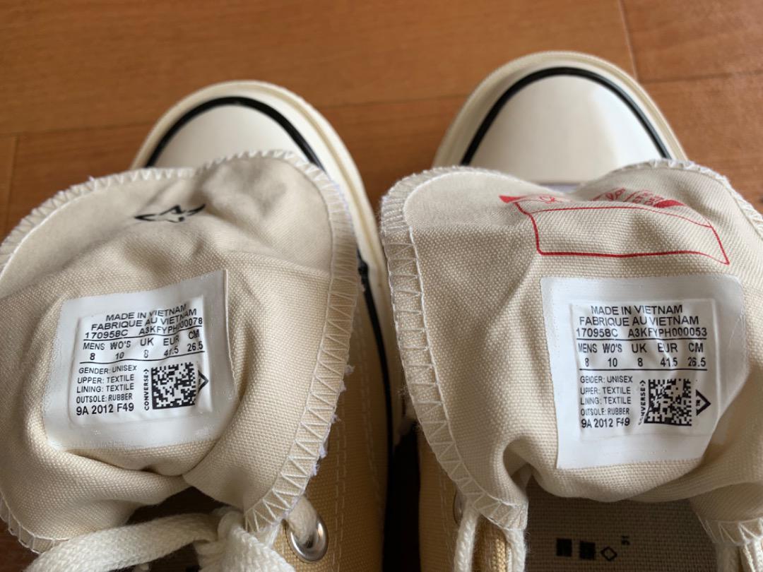 新品コンバースconverse ct70 チャックテイラーハイカット