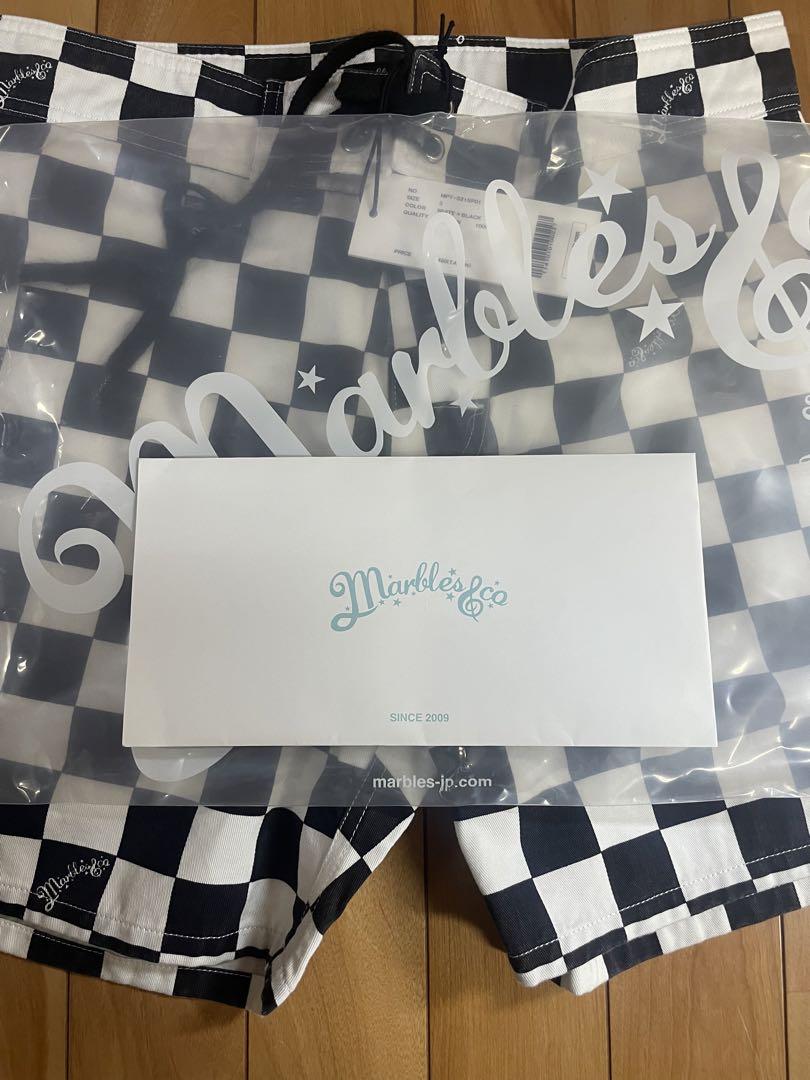 marbles  チェックショーツ