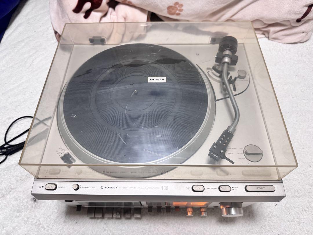 【美品】パイオニアカセットテープデッキＣＴ－６００ＭPL-340セットで売ります 美品】パイオニアカセットテープデッキCT－600MPL-340